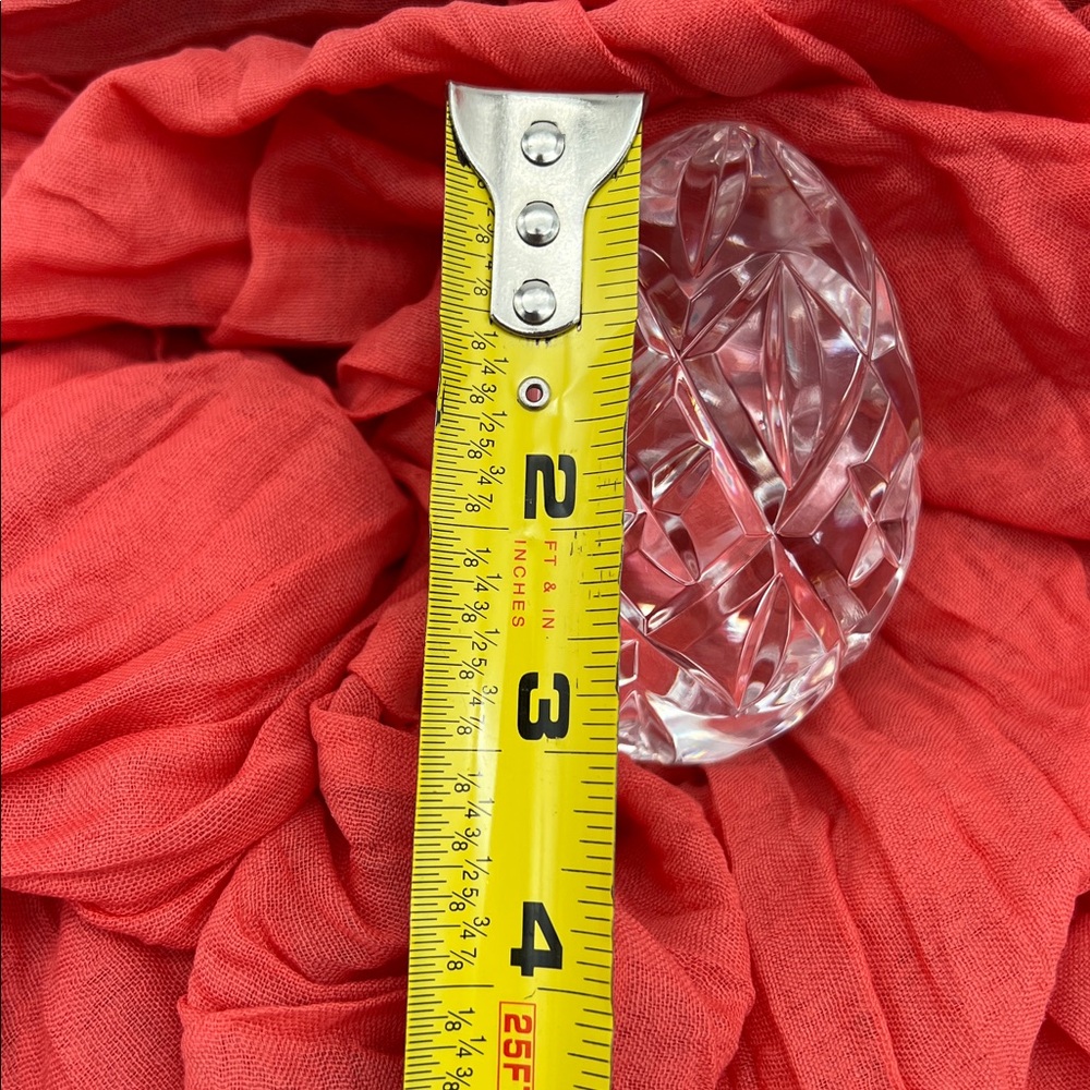 Waterford Crystal Annual Decorative Egg - Signed - Picture 9 of 9